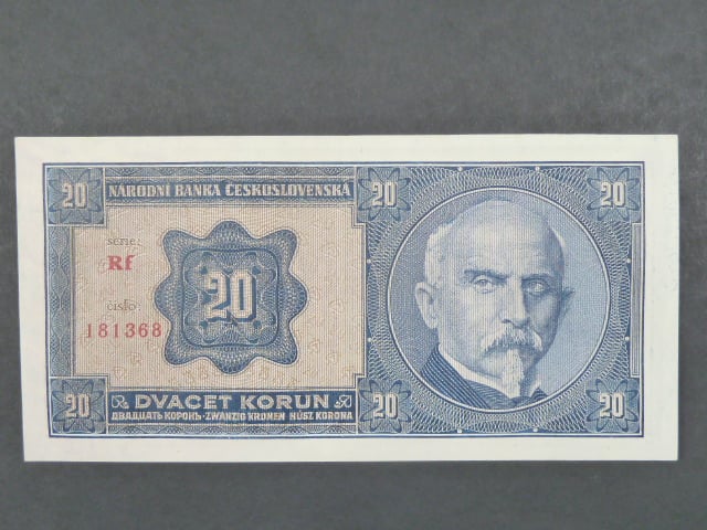 20 Kč 1.10.1926 série Rf
