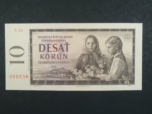 10 Kčs 1960 s. X 28