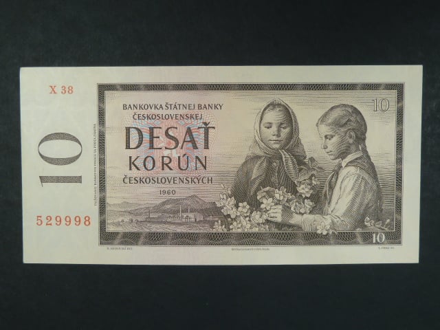 10 Kčs 1960 s. X 38