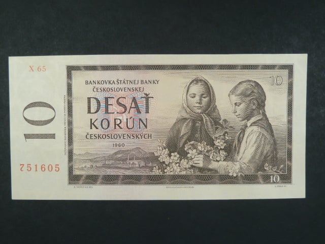 10 Kčs 1960 s. X 65