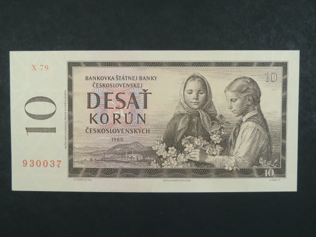 10 Kčs 1960 s. X 79