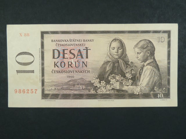 10 Kčs 1960 s. X 88