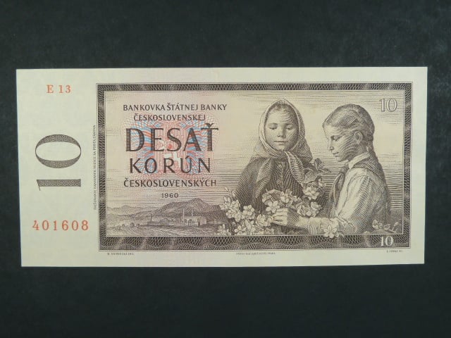 10 Kčs 1960 s. E 13