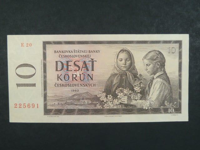 10 Kčs 1960 s. E 20