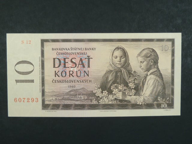 10 Kčs 1960 s. S 12