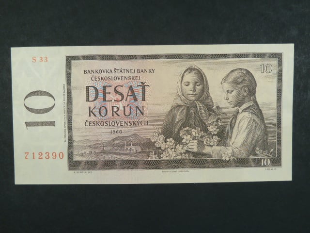 10 Kčs 1960 s. S 33