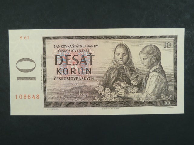 10 Kčs 1960 s. S 61