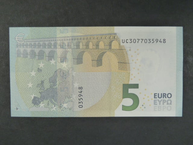 5 Euro 2013 s.UC, Francie, podpis Mario Draghi, U004
