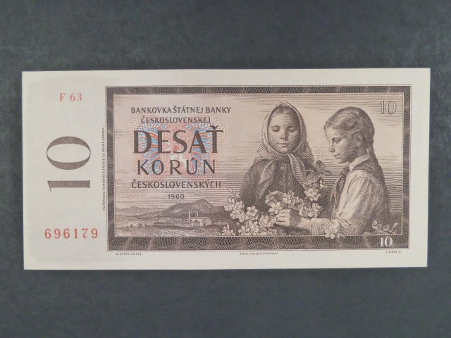 10 Kčs 1960 s. F 63