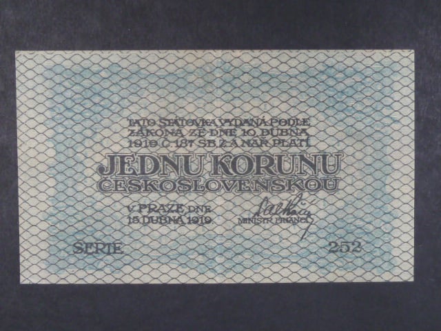 1 Kč 15. 4. 1919, s.252