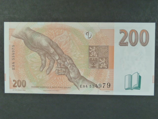 200 Kč 1998 s. E 84, Baj. CZ 20, Pi. 19
