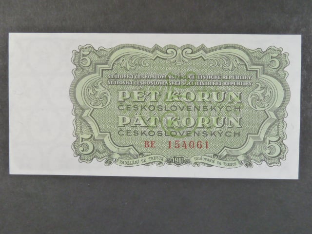 5 Kčs 1961 s, BE