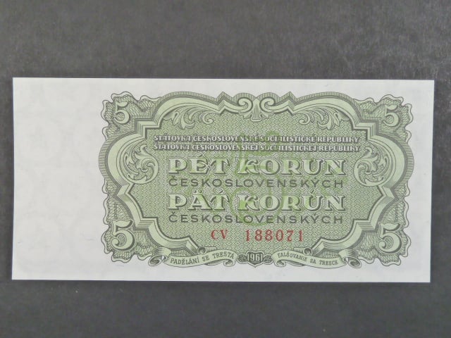 5 Kčs 1961 s, CV