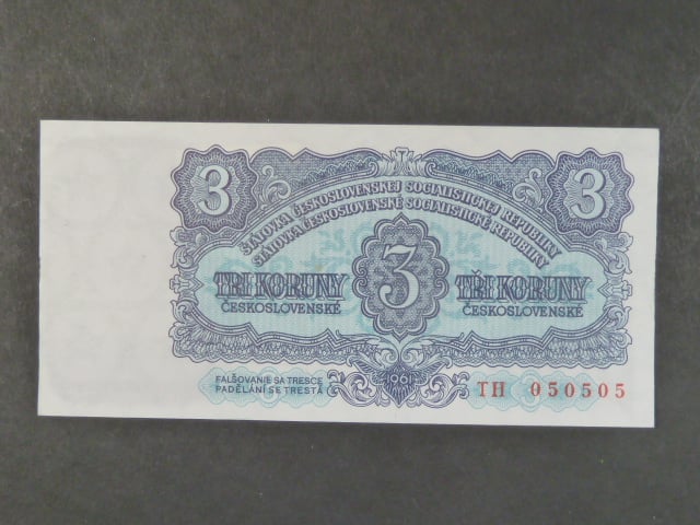3 Kčs 1961 s, TH