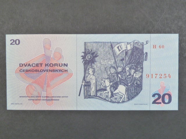 20 Kčs 1970 s.H 60
