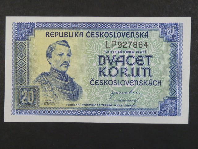 20 Kčs 1945 série LP