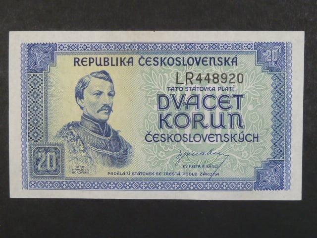 20 Kčs 1945 série LR