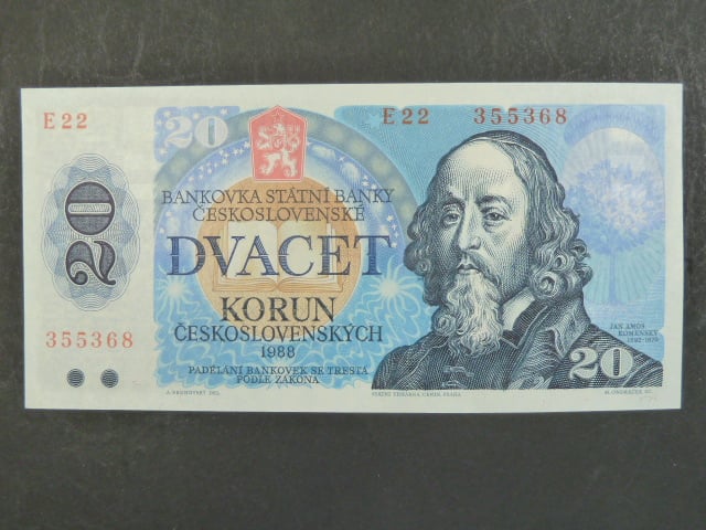 20 Kčs 1988 s. H 22