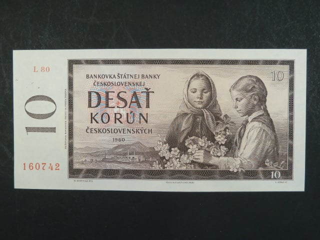 10 Kčs 1960 s. L 80