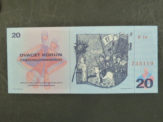 20 Kčs 1970 s.F 10