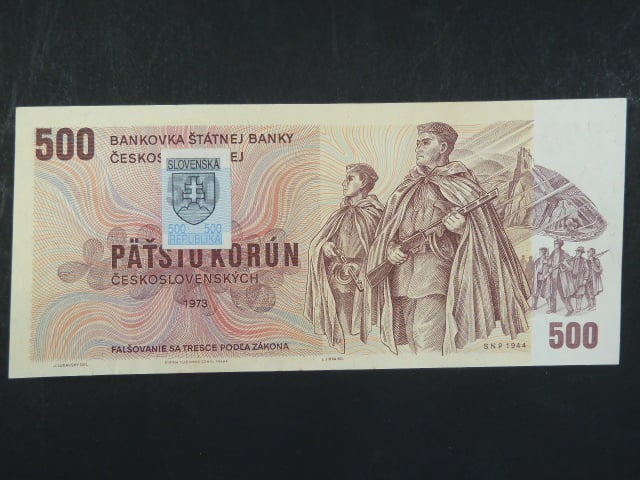 500 Sk 1973 s. Z 65, kolkovaná