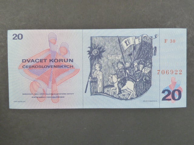 20 Kčs 1970 s.F 30