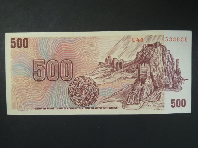 500 Kčs 1973 série U 45