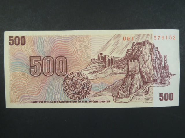 500 Kčs 1973 série U 51