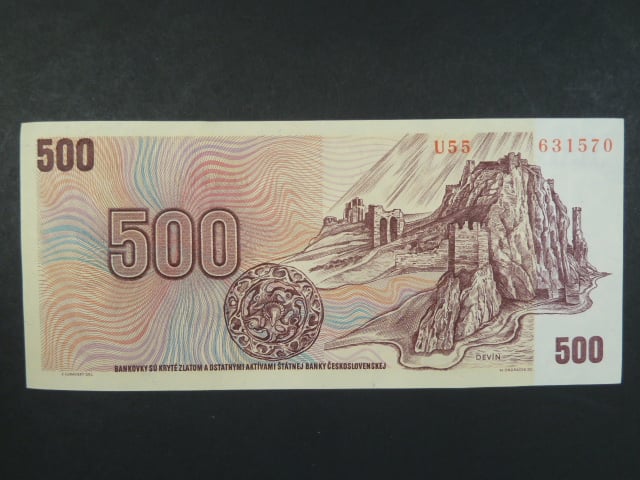 500 Kčs 1973 série U 55