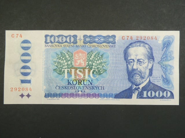 1000 Kčs 1985 s. C 74