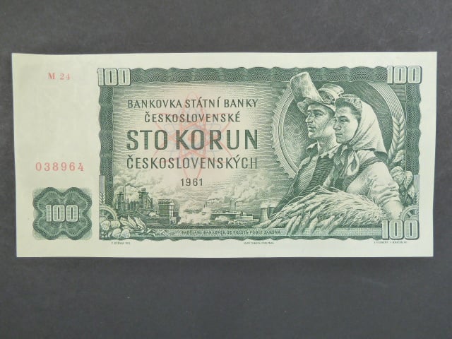 100 Kčs 1961 série M 24
