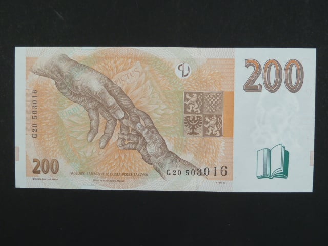 200 Kč 1998 s. G 20, Baj. CZ 20, Pi. 19