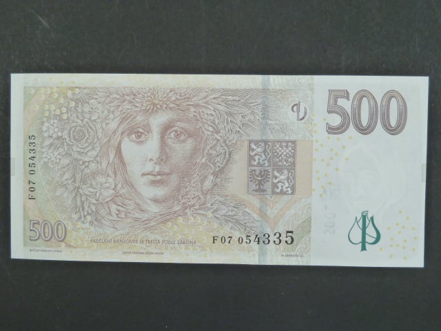 500 Kc 2009 s. F 07, Baj. CZ 25