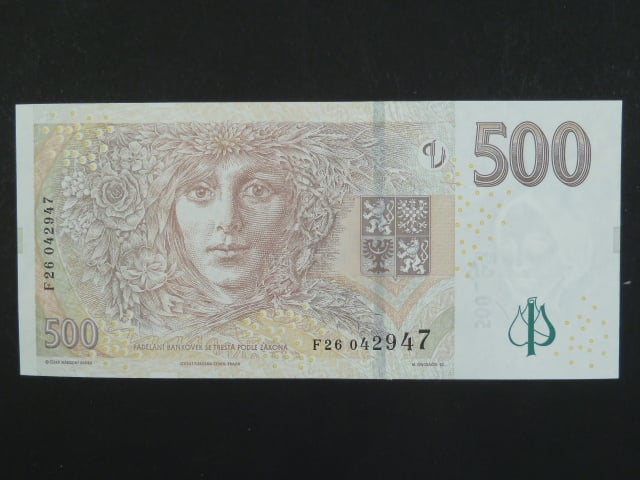 500 Kc 2009 s. F 26, Baj. CZ 25