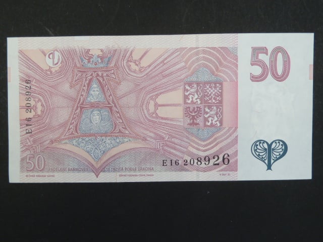 50 Kč 1997 s. E 16, Baj. CZ 17, Pi. 17