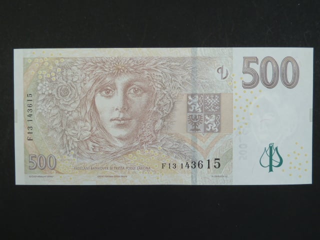 500 Kc 2009 s. F 13, Baj. CZ 25
