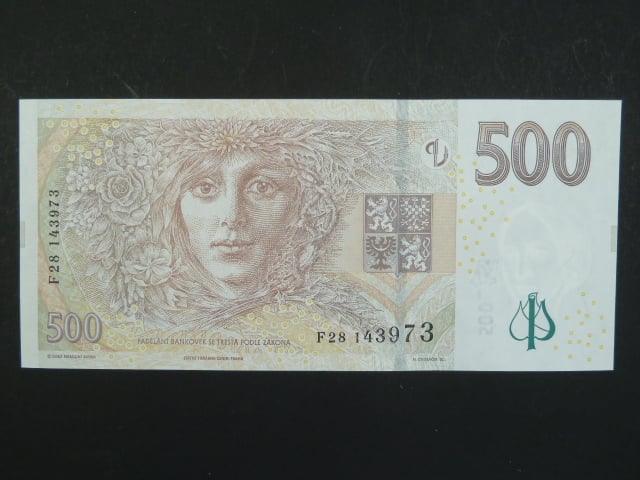 500 Kc 2009 s. F 28, Baj. CZ 25