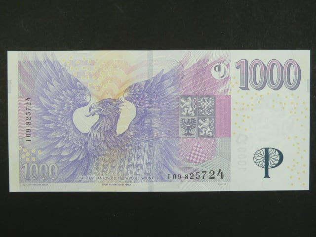 1000 Kč 2008 s. I 09