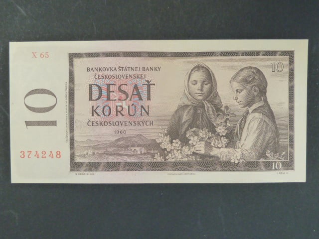 10 Kčs 1960 s. X 65