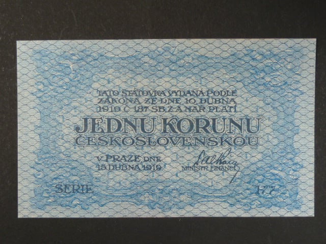 1 Kč 15. 4. 1919, s.177