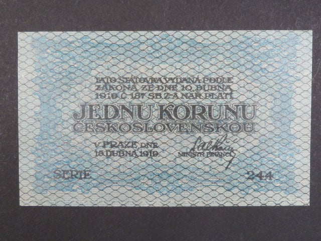 1 Kč 15. 4. 1919, s.244