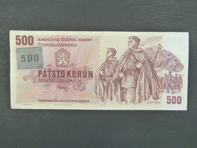 500 Kč 1973/1993 série W 07, kolek