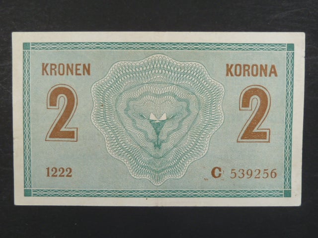 2 K 5.8.1914 série C 1222 - tlusté "C"