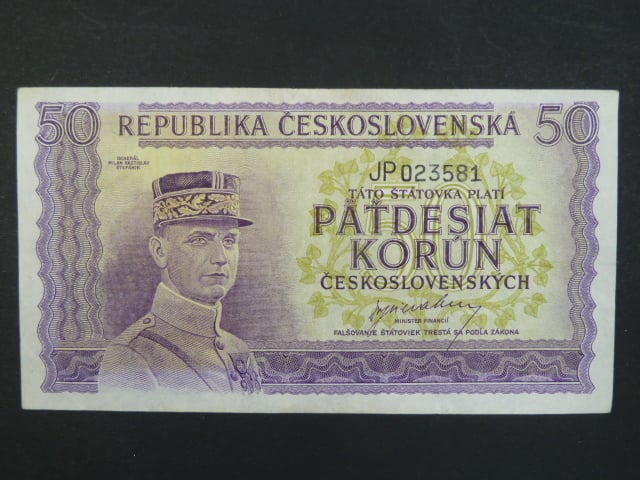 50 Kčs 1945 série JP