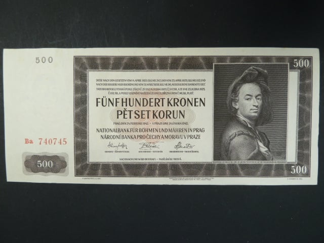500 K 24.2.1942, série Ba II. vydání