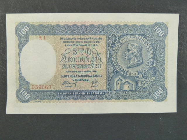 100 Ks 7.10.1940 II.vydání, série A 1