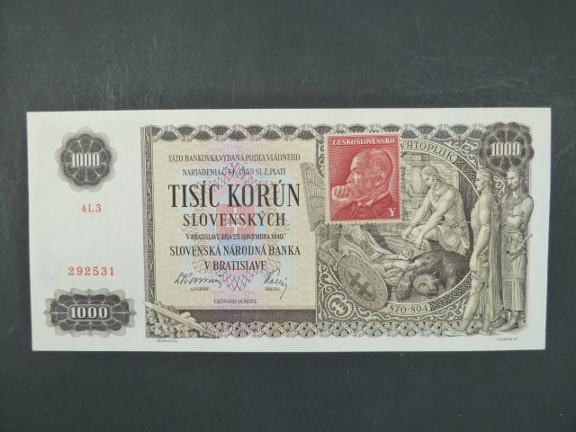 1000 Ks 25.11.1940, kolkovaná série 4L3
