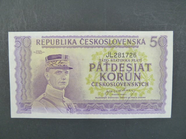 50 Kčs 1945 série JL