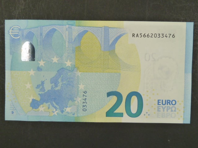 20 Euro 2015 s.RA, Německo, podpis Mario Draghi, R008