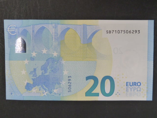20 Euro 2015 s.SB, Itálie, podpis Mario Draghi, S004